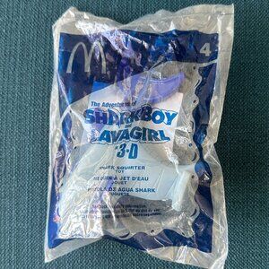 The McDonald's 2005 Happy Meal Toy Shark Boy and Lava Girl #4 Shark Squirter